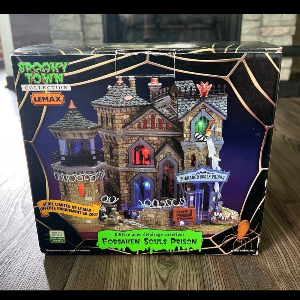 **Rare** Lemax Spooky Town 2007 Forsaken Souls Prison